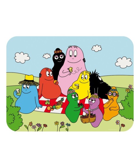 SET DE TABLE BARBAPAPA CÂLIN ET PIQUE NIQUE ASSORTIS