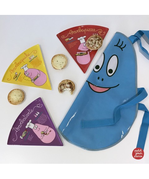 ASSIETTE EN FORME BARBAPAPA BARBAQUICHE