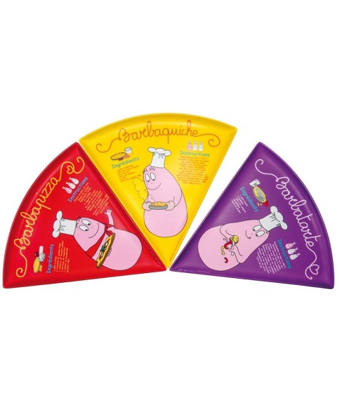 ASSIETTE EN FORME BARBAPAPA BARBAQUICHE