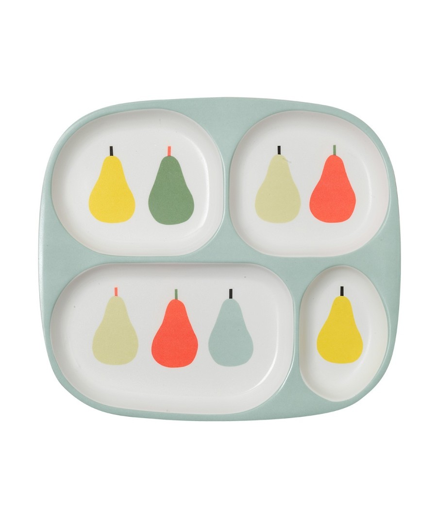 4 -COMPARTMENT SERVING TRAY LES POIRES 