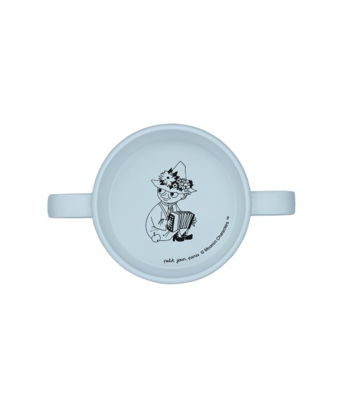 LEARNING CUP WITH ANTI-SLIP BASE MOOMIN BLUE