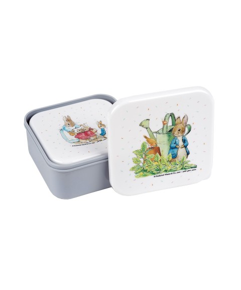 SET OF 3 LUNCH BOXES PETER RABBIT