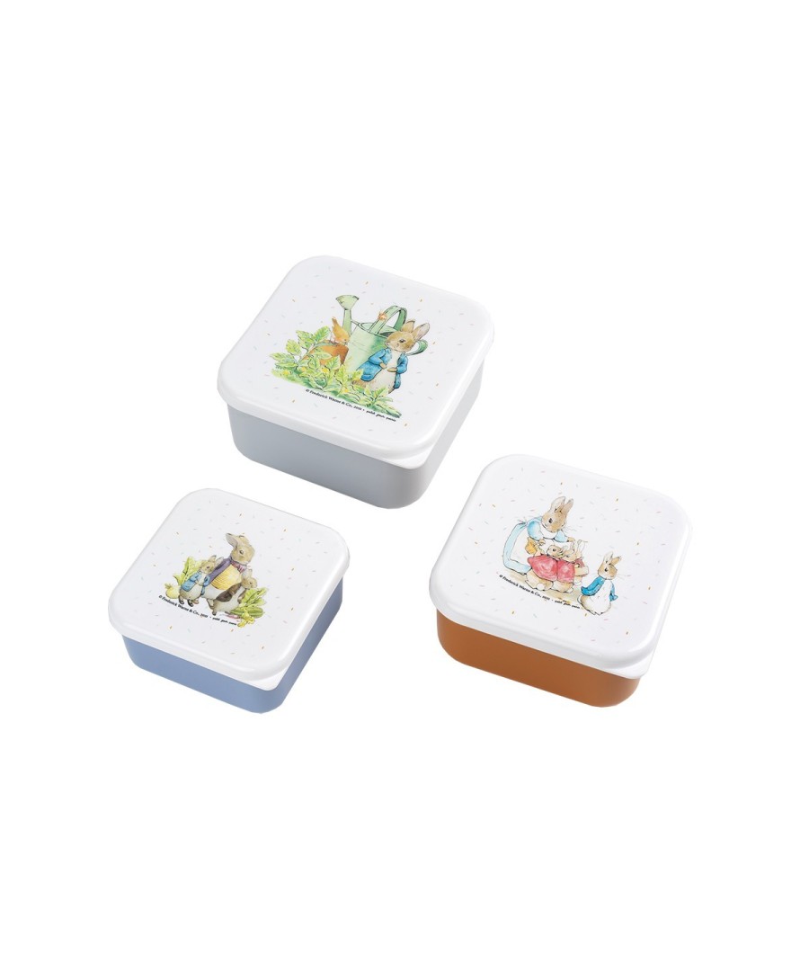 SET DE 3 LUNCH BOX PIERRE LAPIN