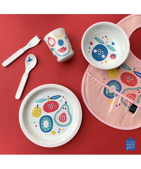 SET DE 2 COUVERTS TUTTI FRUTTI