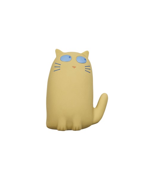 NATURAL RUBBER BATH TOY CAT