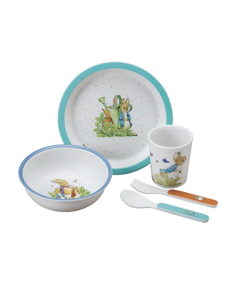 5-PIECE GIFT BOX PETER RABBIT BLUE