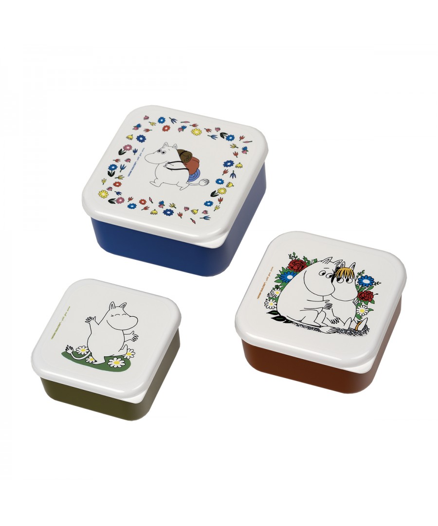 SET OF 3 LUNCH BOXES MOOMIN