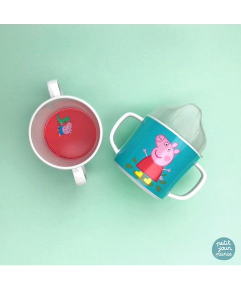 LEARNING CUP WITH ANTI-SLIP BASE PEPPA PIG