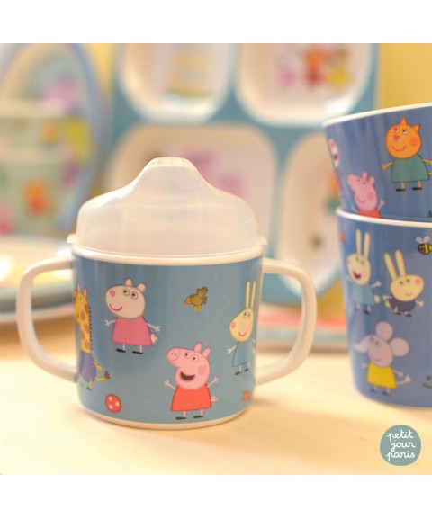 LEARNING CUP WITH ANTI-SLIP BASE PEPPA PIG