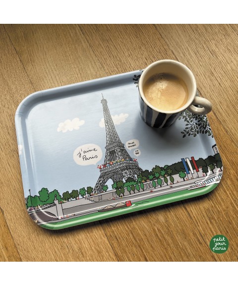 WOODEN TRAY "Tour Eiffel"