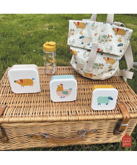 SET DE 3 LUNCH BOX LA FERME