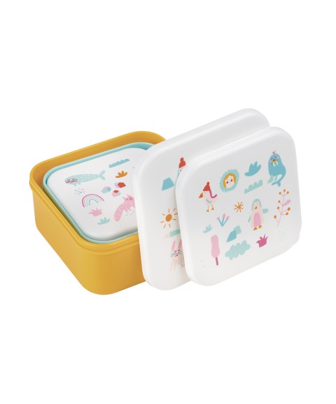 SET OF 3 LUNCH BOXES THE PACK ICE