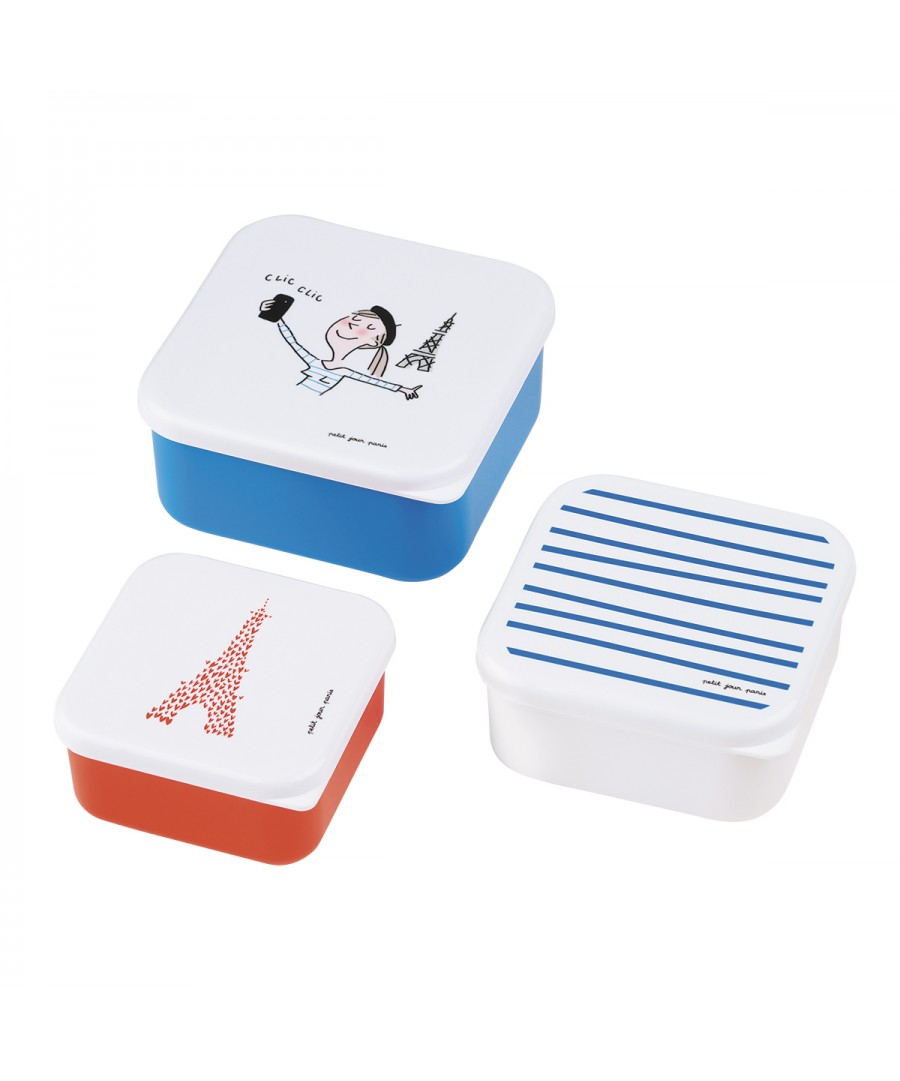 SET DE 3 LUNCH BOX PARIS