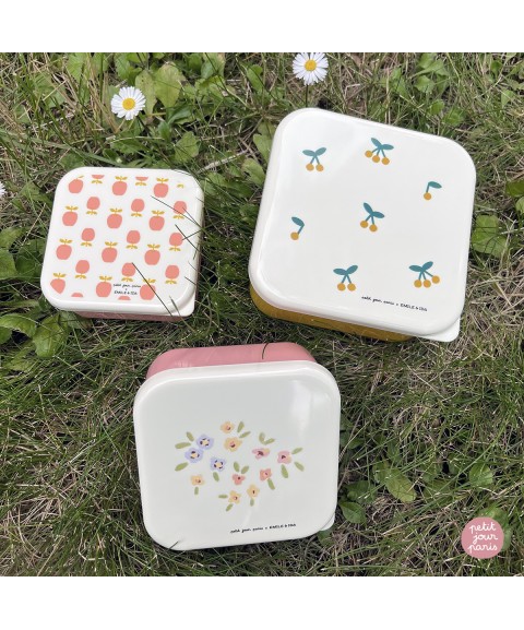 SET OF 3 LUNCH BOXES ÉMILE & IDA