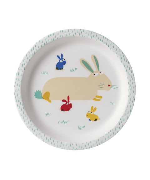 ASSIETTE BÉBÉ LA FERME Ø18cm