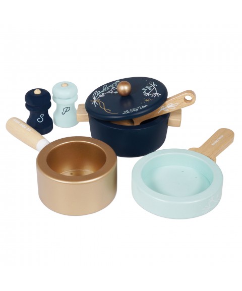 POTS & PANS KITCHEN ACCESSORIES - 7 PIECE