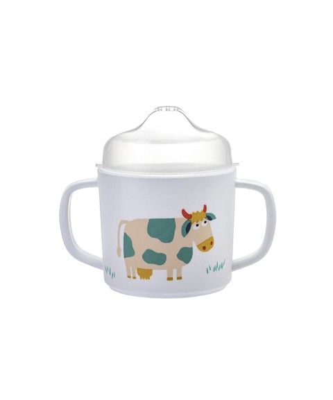 LEARNING CUP WITH ANTI-SLIP BASE LA FERME