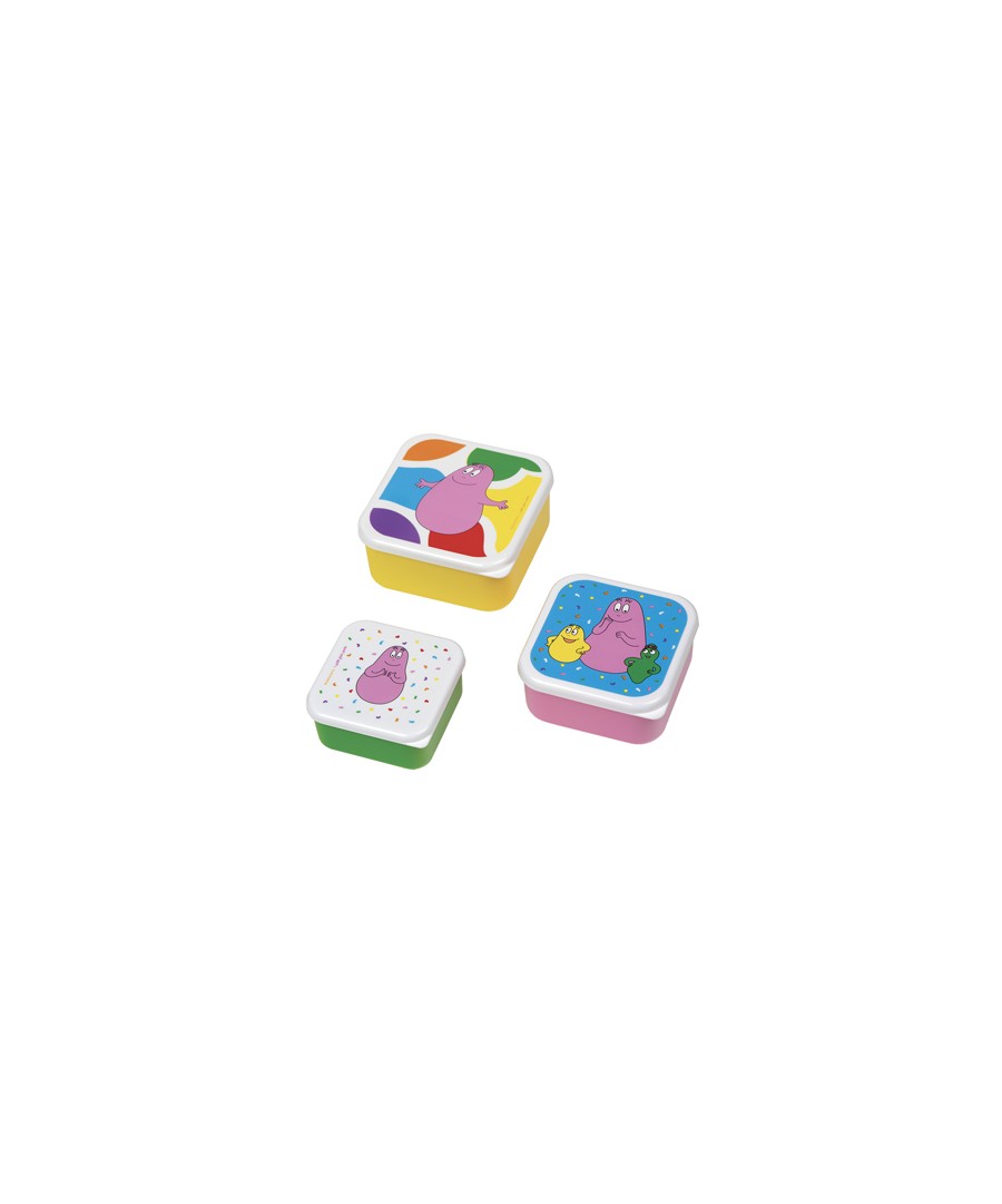 SET DE 3 LUNCH BOX BARBAPAPA
