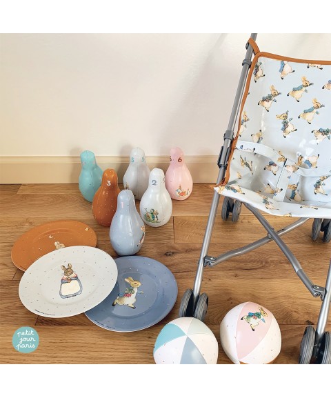 DESSERT PLATE PETER RABBIT BLUE