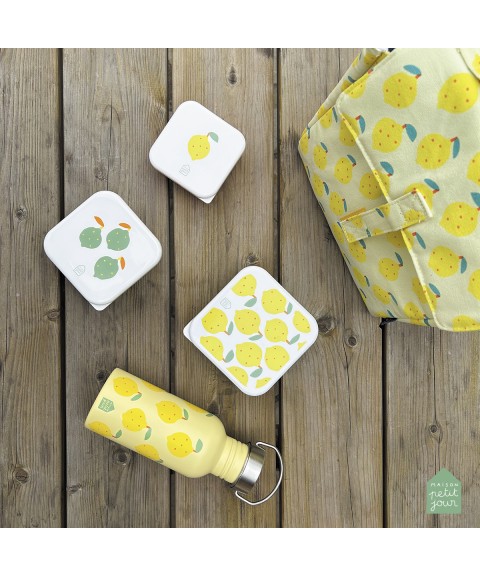 SET DE 3 LUNCH BOX LES CITRONS
