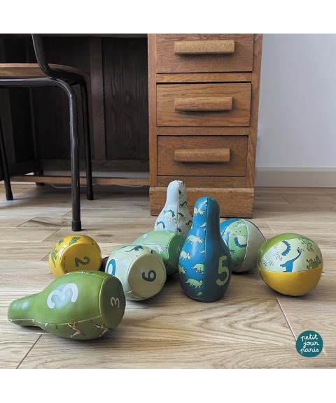 JEU DE QUILLES DINOSAURE
